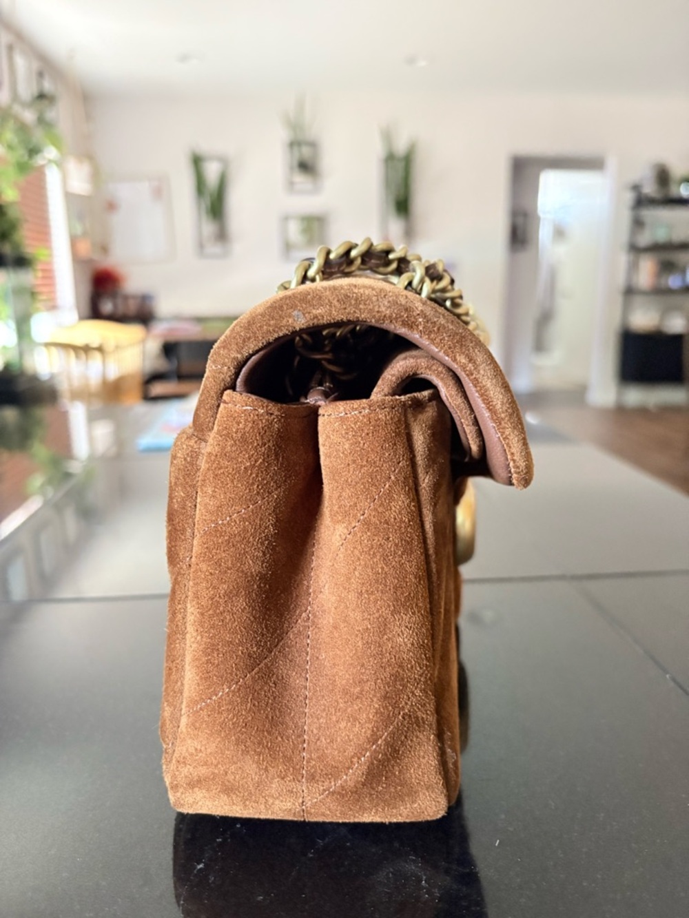 Coach quilted suede tabby 26 in Brown - Picture 7 of 10